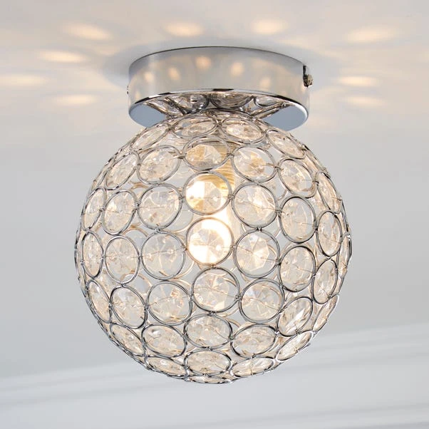 Dunelm Sphere 1 Light Pendant Flush Ceiling Fitting 3 Dunelm Sphere 1 Light Pendant Flush Ceiling Fitting