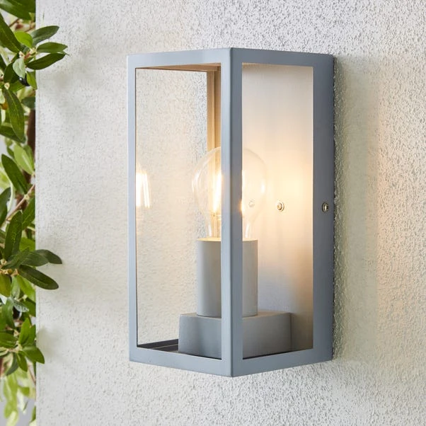 Dunelm London Grey Industrial Outdoor Wall Light 3 Dunelm London Grey Industrial Outdoor Wall Light