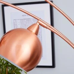 Dunelm Herm 3 Arm Arc Copper Floor Lamp 11 Dunelm Herm 3 Arm Arc Copper Floor Lamp -Dunelm Shop 30674395 alt03