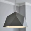 Dunelm Lily Geometric Easy Fit Pendant Grey -Dunelm Shop 30681810