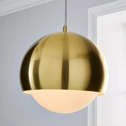 Dunelm Lara Ceiling Fitting Brass