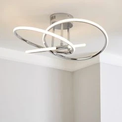 Dunelm Rhona LED Flush Ceiling Fitting