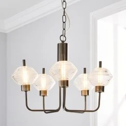 Dunelm Orb LED 5 Light Ceiling Fitting