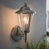 Vogue Lighting Vogue Klien Outdoor Wall Light Steel -Dunelm Shop 30707416