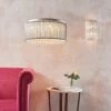 Vogue Lighting Vogue Galina Crystal Wall Light Chrome 1 Vogue Lighting Vogue Galina Crystal Wall Light Chrome -Dunelm Shop 30707441
