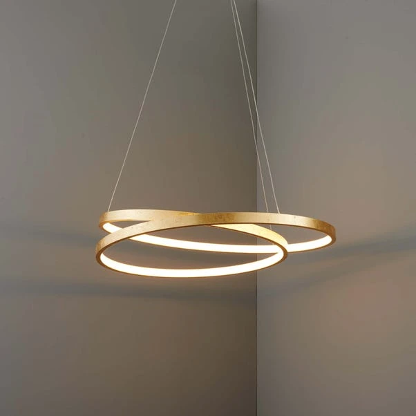 Vogue Lighting Vogue Scribble Integrated LED Gold Ceiling Fitting 4 Vogue Lighting Vogue Scribble Integrated LED Gold Ceiling Fitting - Image 2