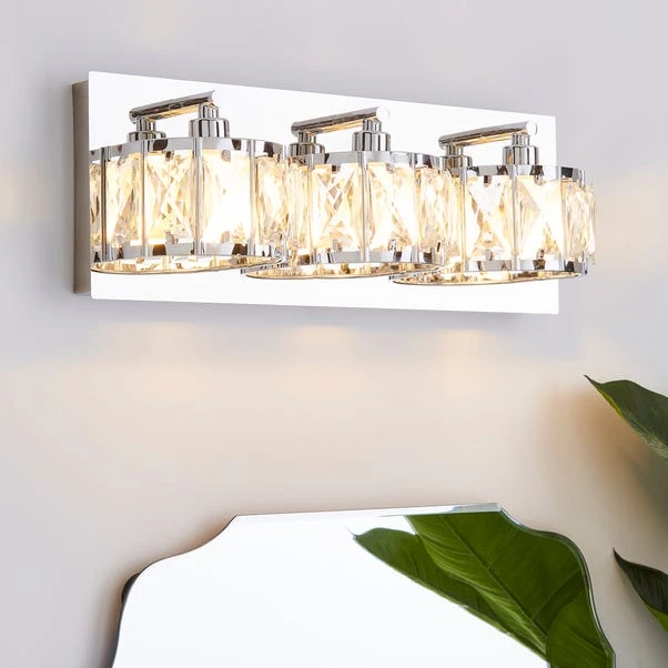 Dunelm Kylie Bathroom 3 Light Wall Light 3 Dunelm Kylie Bathroom 3 Light Wall Light