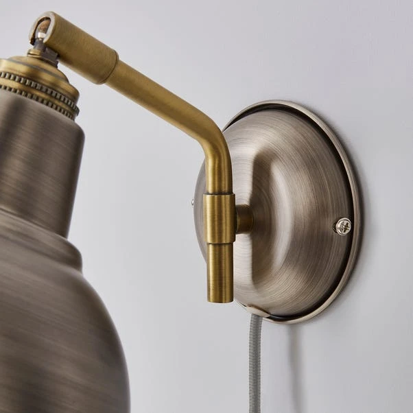 Dunelm Bradwell Easyfit Plug-in Wall Light 6 Dunelm Bradwell Easyfit Plug-in Wall Light - Image 4