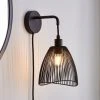 Elements Jaula Wall Light Black -Dunelm Shop 30713624