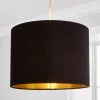 Dunelm Black Santos Velvet Corduroy Shade 2 Dunelm Black Santos Velvet Corduroy Shade -Dunelm Shop 30713645