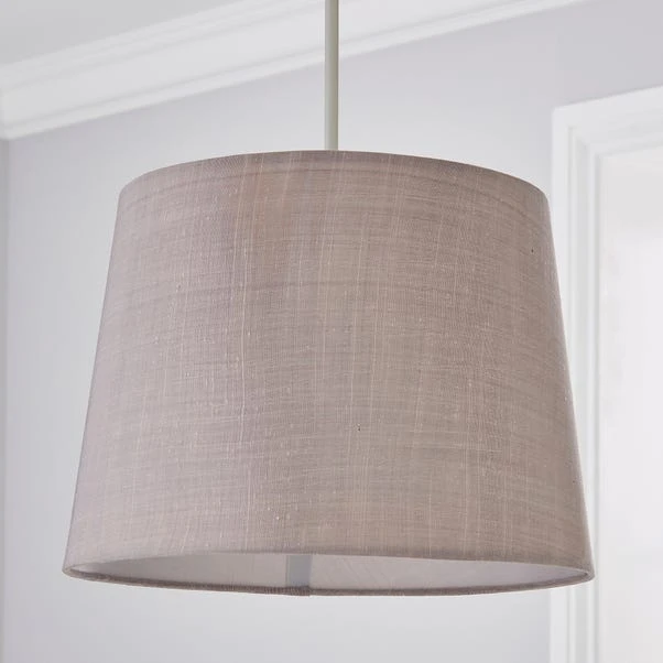 Dunelm Mariah Faux Silk 30cm Slight Tapered Lamp Shade 4 Dunelm Mariah Faux Silk 30cm Slight Tapered Lamp Shade - Image 2