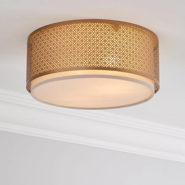 Dunelm Vienna Flush Ceiling Fitting 3 Dunelm Vienna Flush Ceiling Fitting