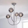 Dunelm Gigi Chrome Ceiling Fitting