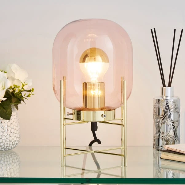 Elements Dayo Table Lamp Pink 2 Elements Dayo Table Lamp Pink