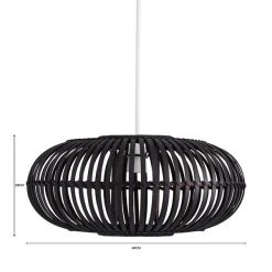 The Edited Life Abrielle Easy Fit Black Pendant 12 The Edited Life Abrielle Easy Fit Black Pendant -Dunelm Shop 30713801 alt07