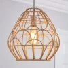 Dunelm Decorative Cane Easy Fit Pendant Natural 1 Dunelm Decorative Cane Easy Fit Pendant Natural -Dunelm Shop 30713802