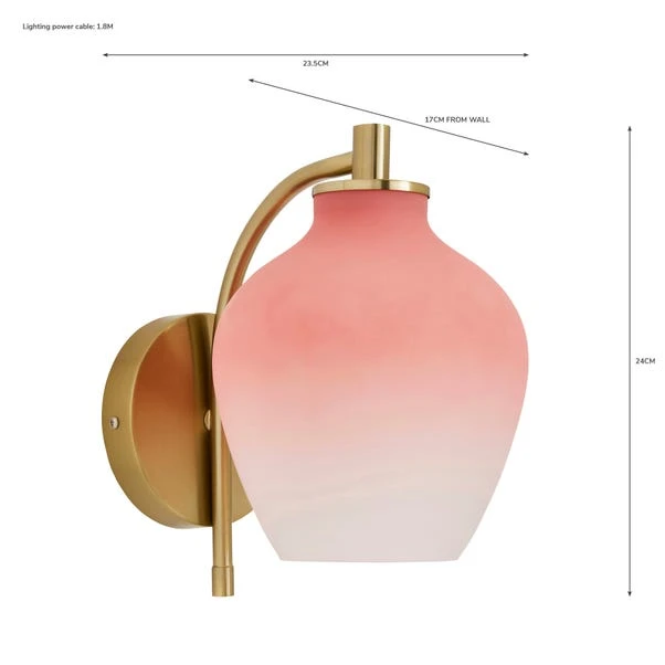 Dunelm Juliet Easy Fit Plug In Wall Light 8 Dunelm Juliet Easy Fit Plug In Wall Light - Image 6