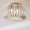 Dunelm Chantilly Flush Ceiling Fitting -Dunelm Shop 30730418