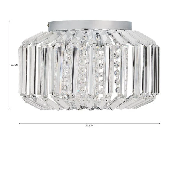 Dunelm Chantilly Flush Ceiling Fitting 8 Dunelm Chantilly Flush Ceiling Fitting - Image 6