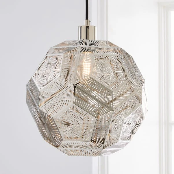 Dunelm Dodeca Pendant Fitting 3 Dunelm Dodeca Pendant Fitting