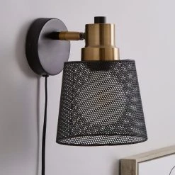 Dunelm Idris Industrial Easy Fit Wall Light -Dunelm Shop 30730462 alt01