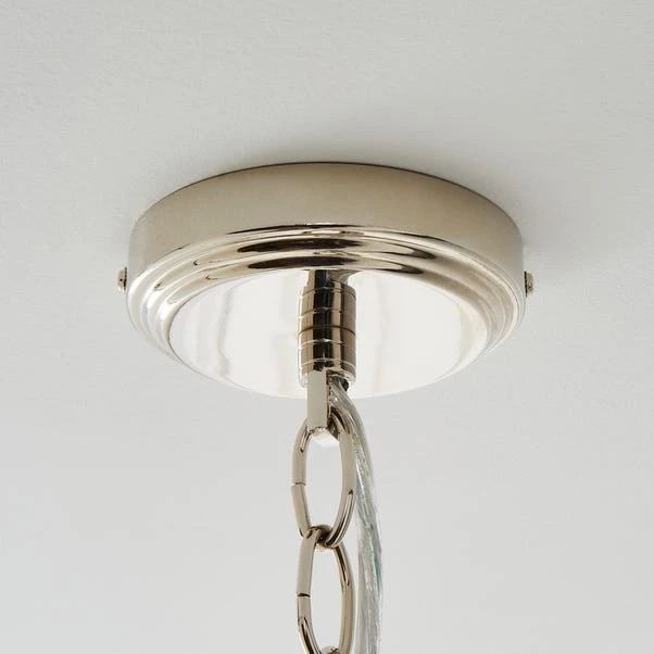 Dunelm Preston Nickel Charcoal 3 Light Pendant Fitting 5 Dunelm Preston Nickel Charcoal 3 Light Pendant Fitting - Image 3