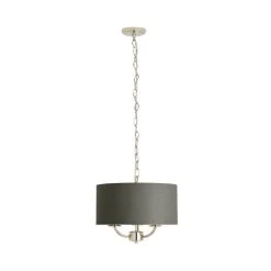 Dunelm Preston Nickel Charcoal 3 Light Pendant Fitting 10 Dunelm Preston Nickel Charcoal 3 Light Pendant Fitting -Dunelm Shop 30730501 alt05