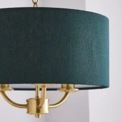 Dunelm Preston Gold Green 3 Light Pendant Fitting 9 Dunelm Preston Gold Green 3 Light Pendant Fitting -Dunelm Shop 30730502 alt02