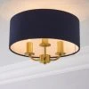 Dunelm Preston Gold And Navy Flush Ceiling Fitting 1 Dunelm Preston Gold And Navy Flush Ceiling Fitting -Dunelm Shop 30730507