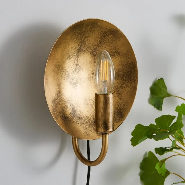 Dunelm Reflect Easy Fit Plug In Wall Light 4 Dunelm Reflect Easy Fit Plug In Wall Light - Image 2