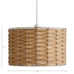 Dunelm Shelley Rope Lamp Shade Natural -Dunelm Shop 30730535 alt04