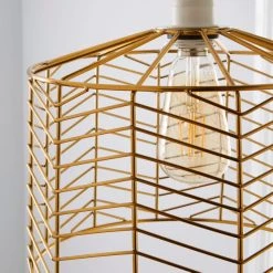 Dunelm Siena Gold Easy Fit Pendant 9 Dunelm Siena Gold Easy Fit Pendant -Dunelm Shop 30730554 alt02