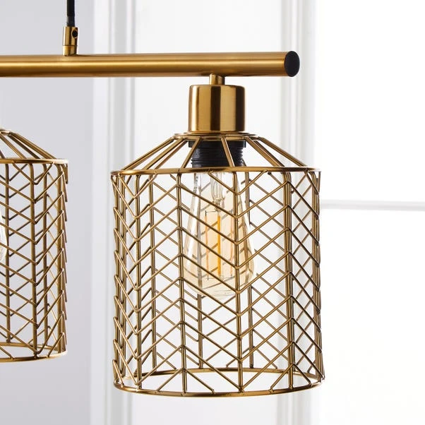 Dunelm Siena 3 Light Diner Ceiling Fitting 5 Dunelm Siena 3 Light Diner Ceiling Fitting - Image 3