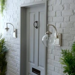 Dunelm Twain Outdoor 17cm Globe Glass Wall Light 12 Dunelm Twain Outdoor 17cm Globe Glass Wall Light -Dunelm Shop 30730560 alt04