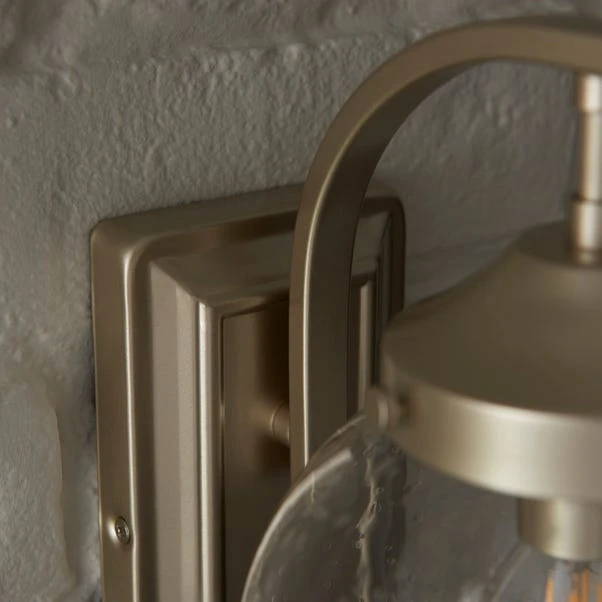 Dunelm Twain Outdoor 14cm Globe Glass Wall Light 5 Dunelm Twain Outdoor 14cm Globe Glass Wall Light - Image 3