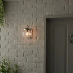 Dunelm Twain Outdoor 14cm Globe Glass Wall Light 10 Dunelm Twain Outdoor 14cm Globe Glass Wall Light -Dunelm Shop 30730563 alt04