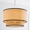 Dunelm Malika Cane 2 Tier Easy Fit Pendant 1 Dunelm Malika Cane 2 Tier Easy Fit Pendant -Dunelm Shop 30730579