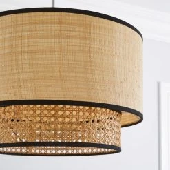 Dunelm Malika Cane 2 Tier Easy Fit Pendant 9 Dunelm Malika Cane 2 Tier Easy Fit Pendant -Dunelm Shop 30730579 alt02