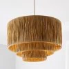 Dunelm Ruolan Raffia 3 Tier Pendant Shade Shade 1 Dunelm Ruolan Raffia 3 Tier Pendant Shade Shade -Dunelm Shop 30730588