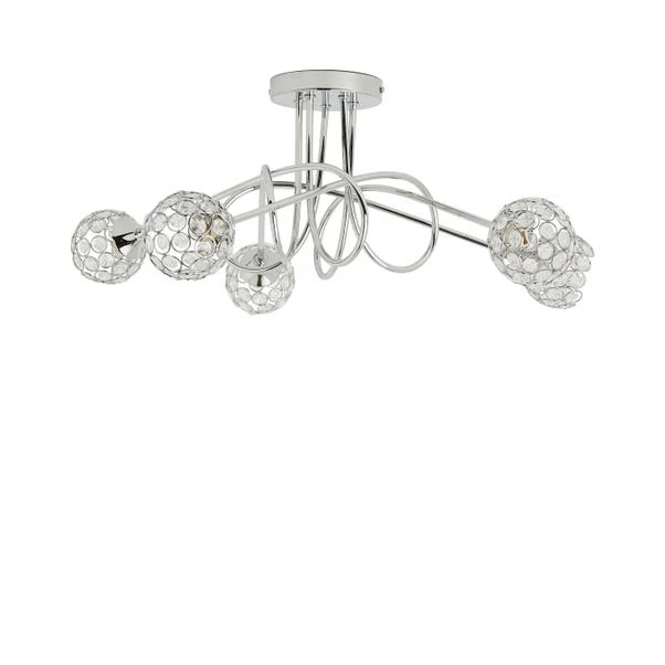 Dunelm Portia 5 Light Ceiling Fitting 7 Dunelm Portia 5 Light Ceiling Fitting - Image 5