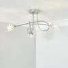 Dunelm Portia 3 Light Ceiling Fitting 1 Dunelm Portia 3 Light Ceiling Fitting -Dunelm Shop 30730615