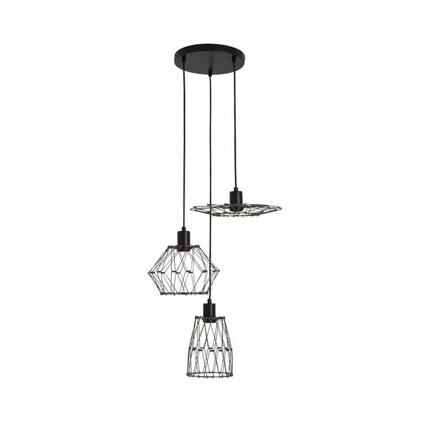 Dunelm Frances 3 Light Gunmetal Cluster Ceiling Fitting 7 Dunelm Frances 3 Light Gunmetal Cluster Ceiling Fitting - Image 5