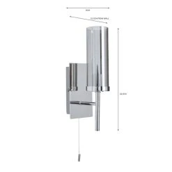 Hotel Chelsea Bathroom Wall Light -Dunelm Shop 30731132 alt07