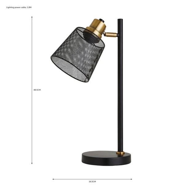 Dunelm Idris Industrial Task Lamp 8 Dunelm Idris Industrial Task Lamp - Image 6