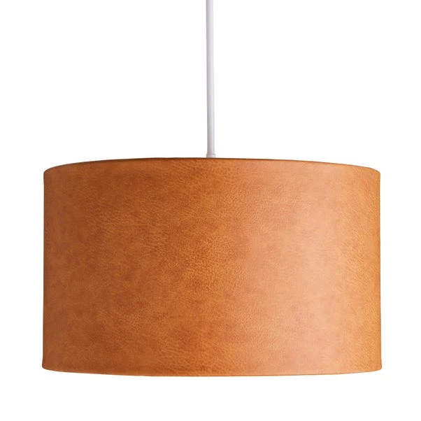 Dunelm Larset 35cm Faux Leather Shade 6 Dunelm Larset 35cm Faux Leather Shade - Image 4