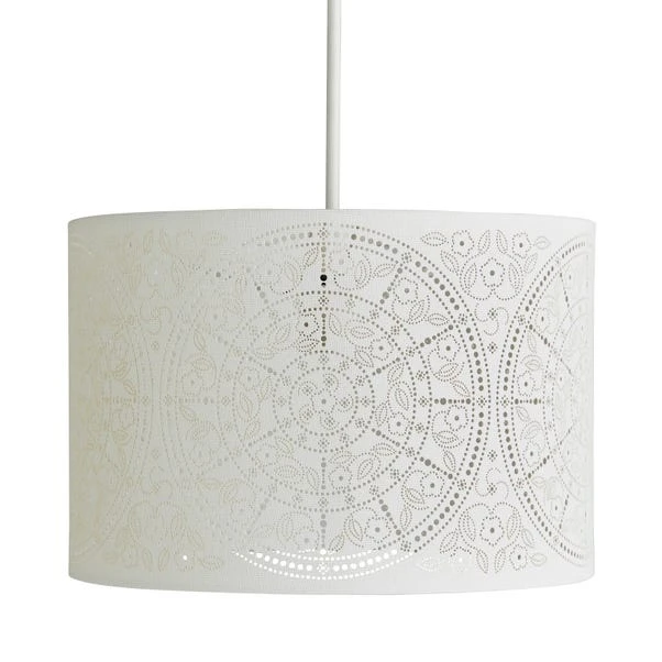 Dunelm Samira Laser Cut Drum Shade 6 Dunelm Samira Laser Cut Drum Shade - Image 4