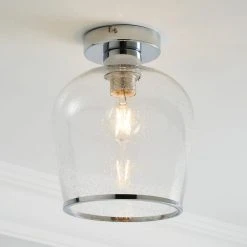 Dunelm Lenny 1 Light Flush Ceiling Fitting