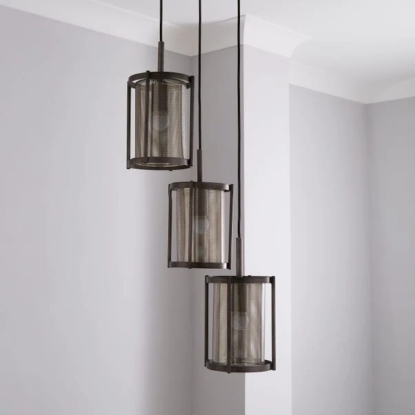 Dunelm Stefan 3 Light Cluster Ceiling Fitting 4 Dunelm Stefan 3 Light Cluster Ceiling Fitting - Image 2