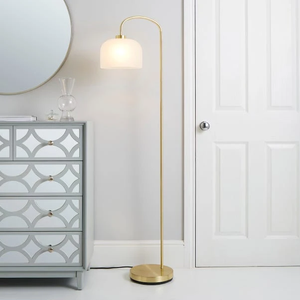 Dunelm Palazzo Gold Effect Floor Lamp 3 Dunelm Palazzo Gold Effect Floor Lamp