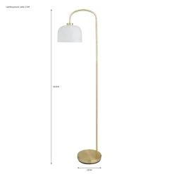 Dunelm Palazzo Gold Effect Floor Lamp 13 Dunelm Palazzo Gold Effect Floor Lamp -Dunelm Shop 30731205 alt07
